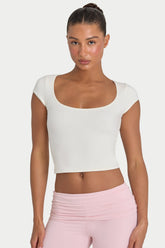 ButterCloudâ„¢ Crop Top in Coconut