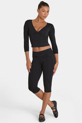 ButterCloudâ„¢ Capri Leggings in Black