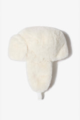 Faux-Fur Trapper Hat in Ice