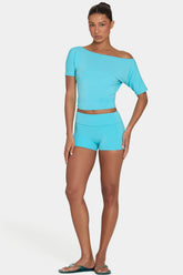 ButterCloudâ„¢ Shorts in Aqua