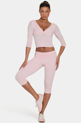 ButterCloudâ„¢ Capri Leggings in Blush