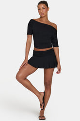 ButterCloudâ„¢ Mini Skort in Black