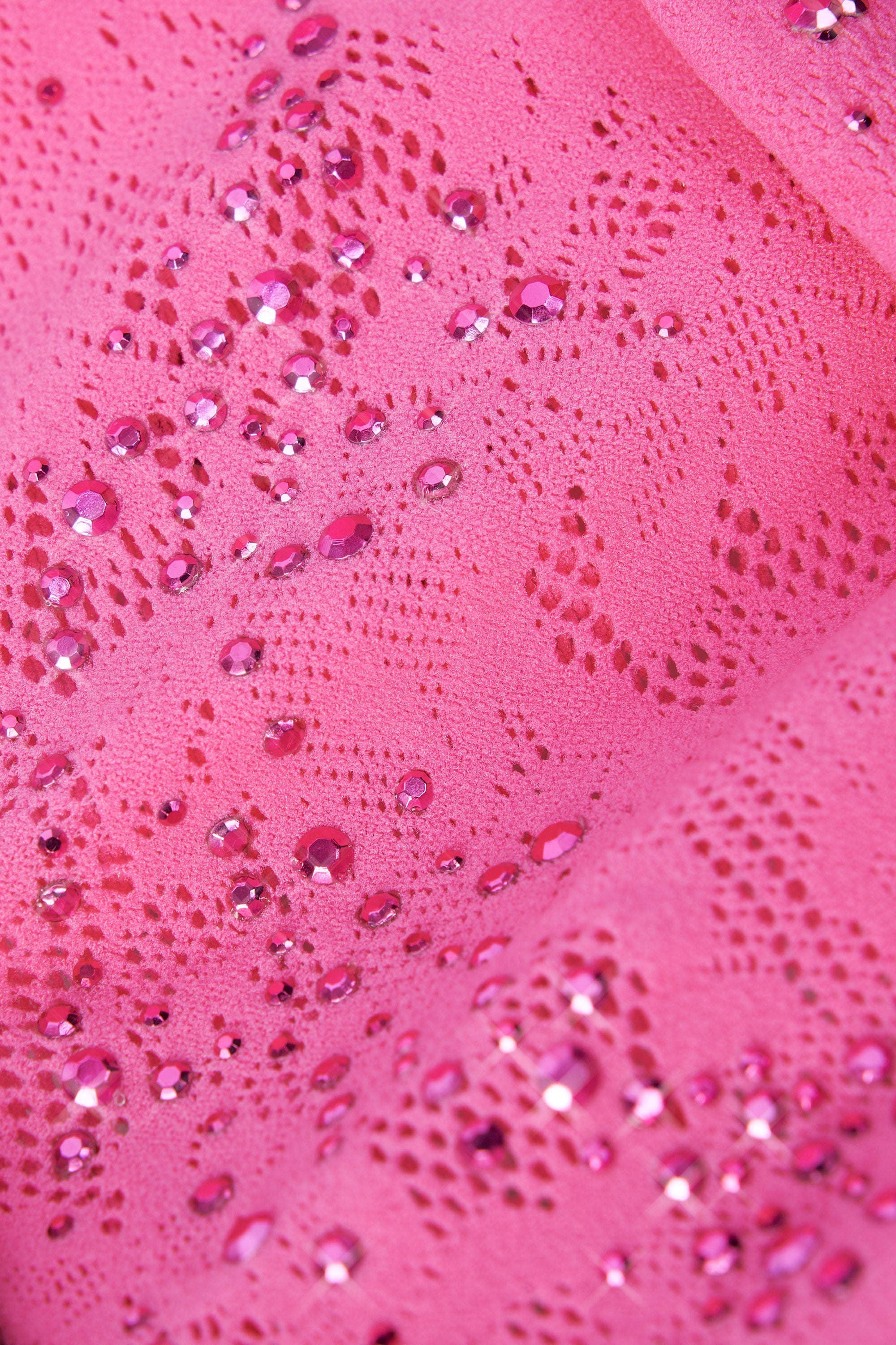 Embellished Mid-Rise Mini Skirt in Bubblegum Pink